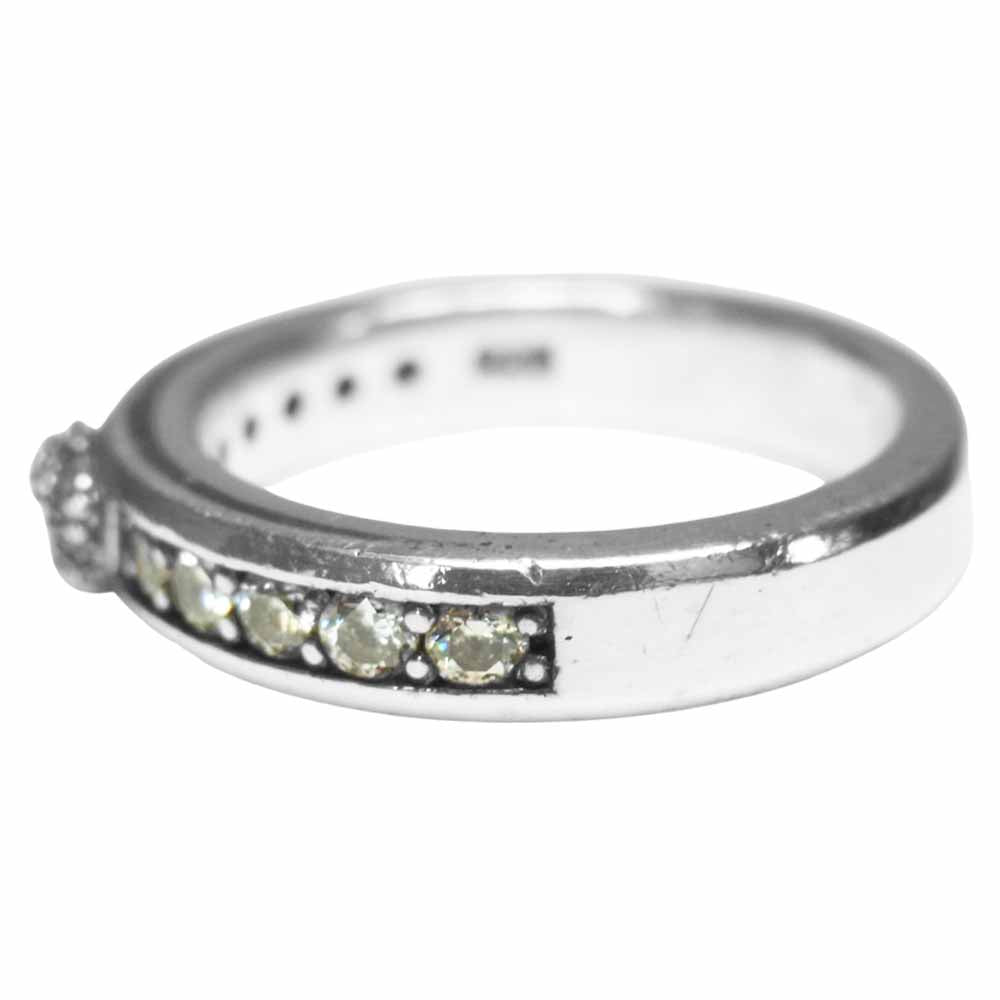 Justin Davis ジャスティンデイビス SRJ417 LOVABLE リング シルバー系 7号程度【中古】