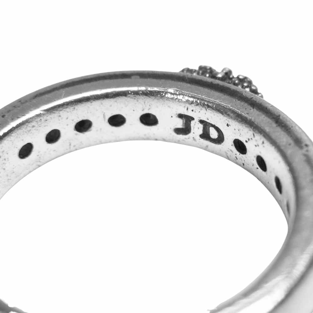 Justin Davis ジャスティンデイビス SRJ417 LOVABLE リング シルバー系 7号程度【中古】