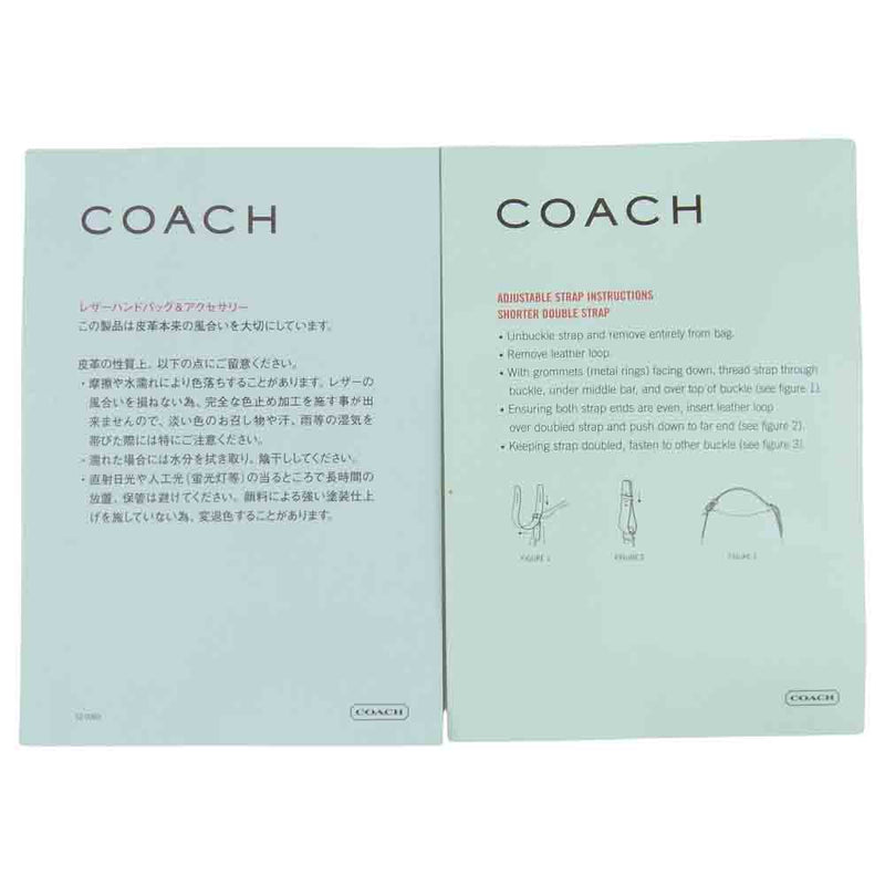 COACH コーチ K0782-F10940 レザー ショルダー バッグ ピンク系【中古】