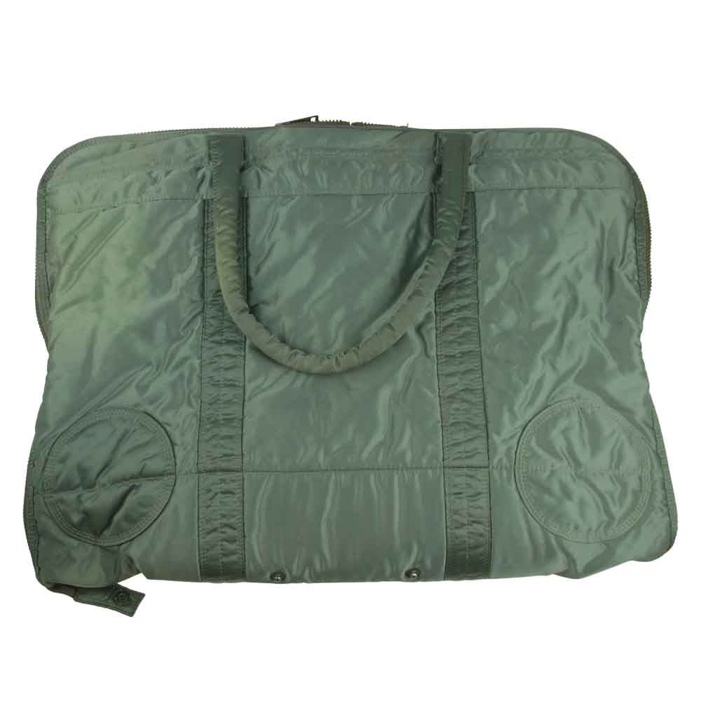 PORTER ポーター TANKER タンカー ガーメント ケース ビジネス バッグ カーキ系【中古】