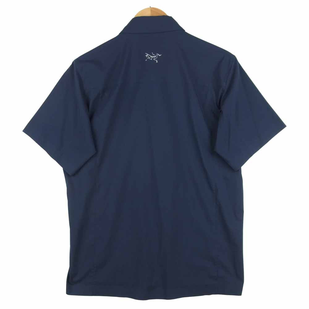 ARC'TERYX アークテリクス ポリエステル 半袖 シャツ タイ製 ダークネイビー系 S【中古】