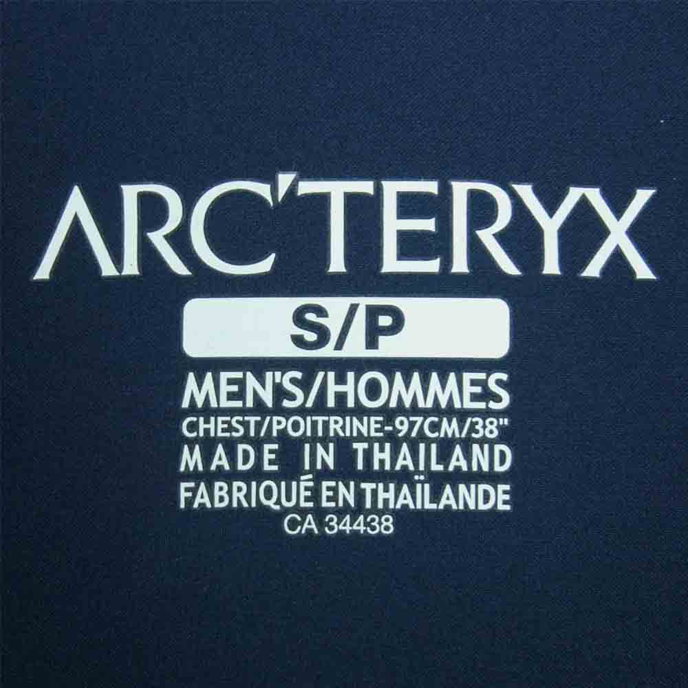 ARC'TERYX アークテリクス ポリエステル 半袖 シャツ タイ製 ダークネイビー系 S【中古】