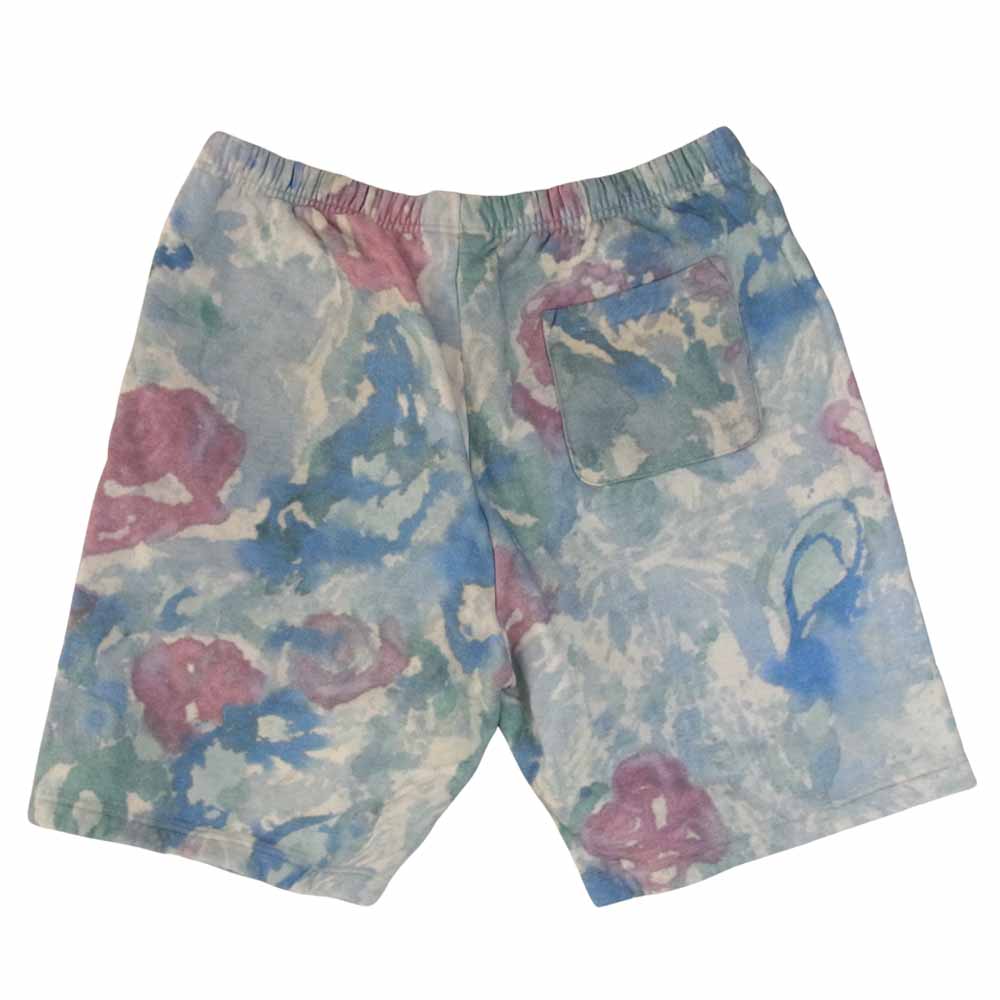Supreme シュプリーム 21ss Small Box Sweatshort Multi スモール ボックス ロゴ マルチ フローラル ショーツ ハーフパンツ ブルー系【美品】【中古】