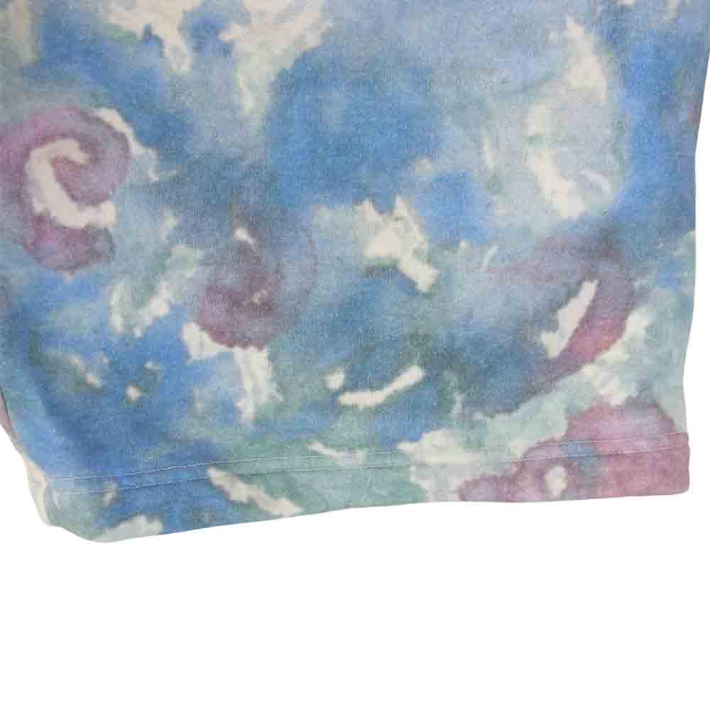 Supreme シュプリーム 21ss Small Box Sweatshort Multi スモール ボックス ロゴ マルチ フローラル ショーツ ハーフパンツ ブルー系【美品】【中古】