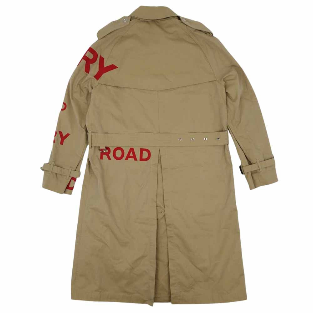 BURBERRY バーバリー 19AW 4558209 リカルドティッシ Cotton Print Trench Coat ホースフェリー プリント トレンチコート ベージュ系 44【中古】
