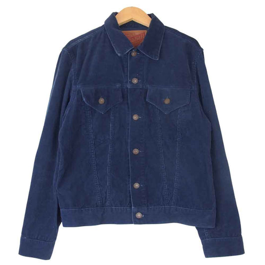 RADIALL ラディアル RAD-15SS-JK002 MODEL-T 3rd Type Corduroy Jacket コーデュロイ ジャケット ネイビー系 36【中古】