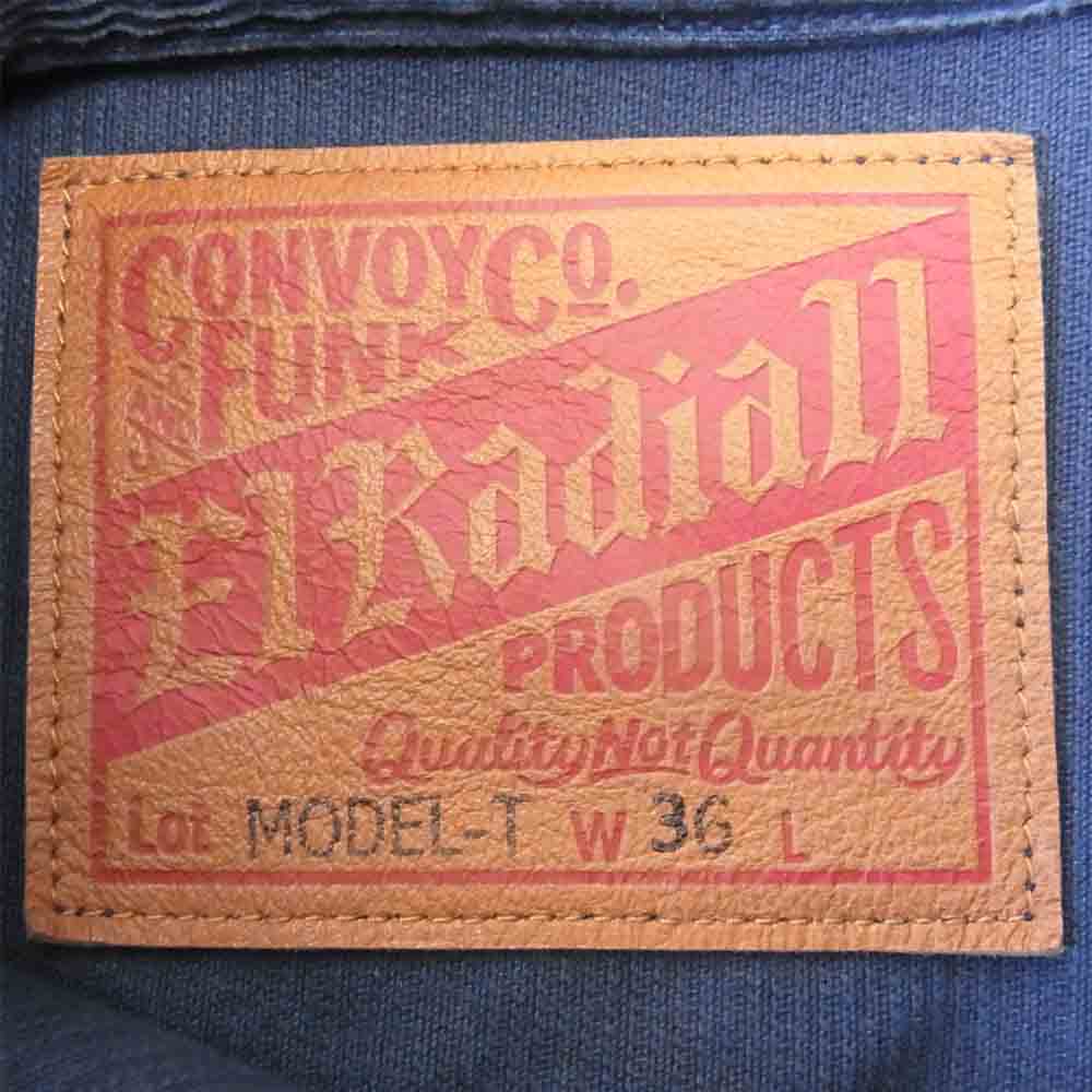 RADIALL ラディアル RAD-15SS-JK002 MODEL-T 3rd Type Corduroy Jacket コーデュロイ ジャケット ネイビー系 36【中古】