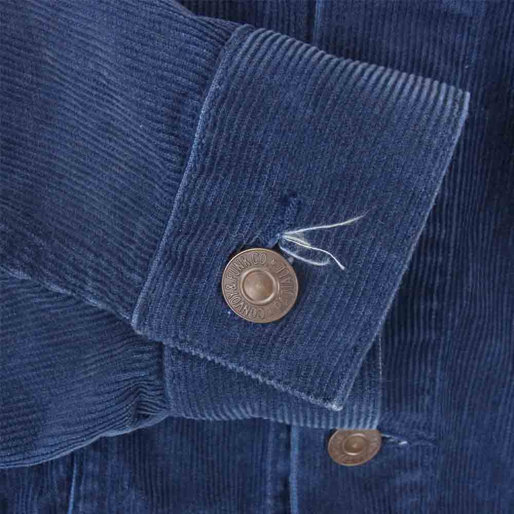 RADIALL ラディアル RAD-15SS-JK002 MODEL-T 3rd Type Corduroy Jacket コーデュロイ ジャケット ネイビー系 36【中古】