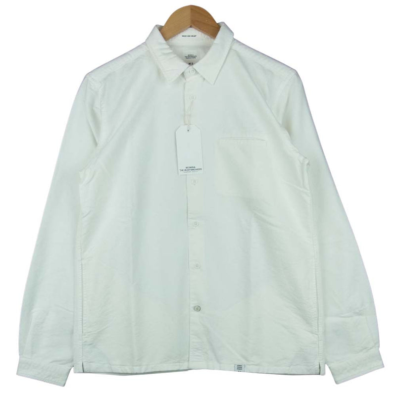 ベドウィン & ザ ハートブレイカーズ 16SB1489 L/S SIDE POCKET OX SHIRT SHAW オックスフォード 長袖 シャツ ホワイト系 2【新古品】【未使用】【中古】