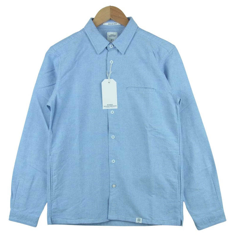 ベドウィン & ザ ハートブレイカーズ 16SB1489 L/S SIDE POCKET OX SHIRT SHAW オックスフォード 長袖 シャツ ライトブルー系 1【新古品】【未使用】【中古】