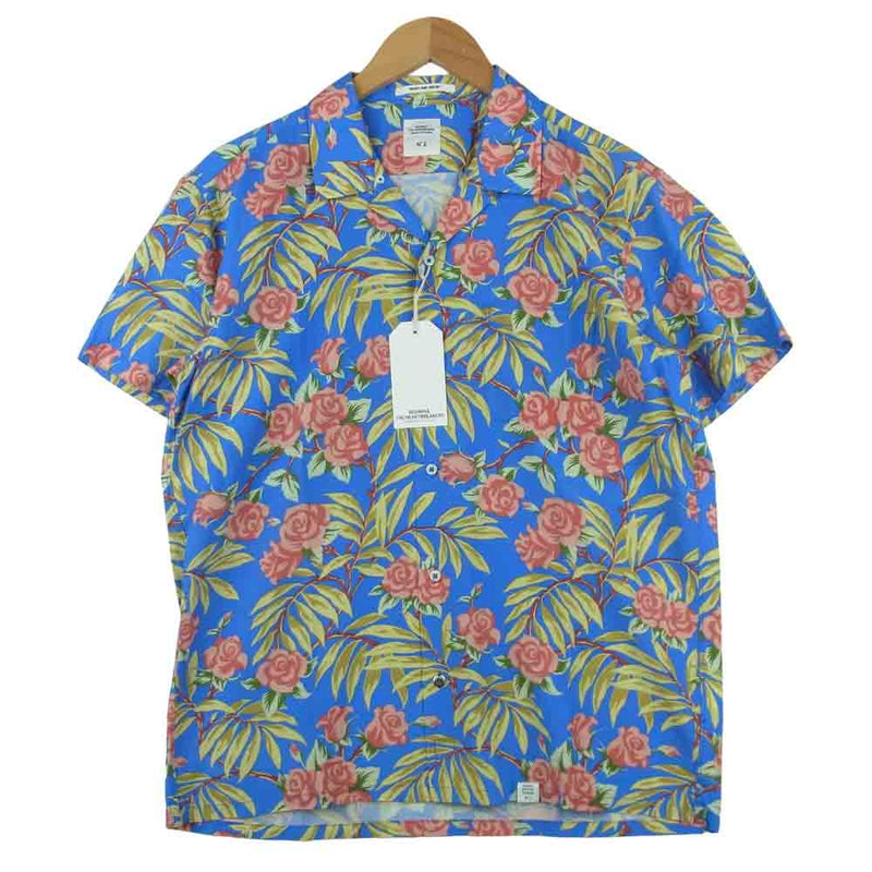 ベドウィン & ザ ハートブレイカーズ 17SB1540 S/S OG ALOHA OPEN SHIRT FD ROGERS アロハ 半袖 シャツ ライトブルー系 2【新古品】【未使用】【中古】