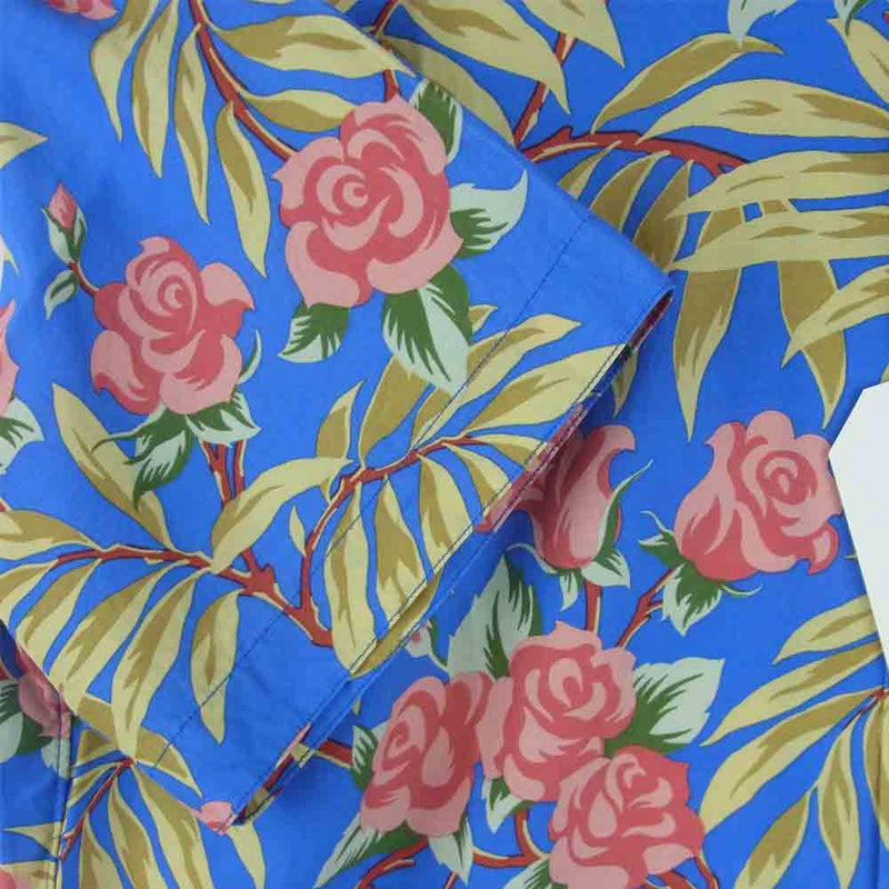 ベドウィン & ザ ハートブレイカーズ 17SB1540 S/S OG ALOHA OPEN SHIRT FD ROGERS アロハ 半袖 シャツ ライトブルー系 2【新古品】【未使用】【中古】