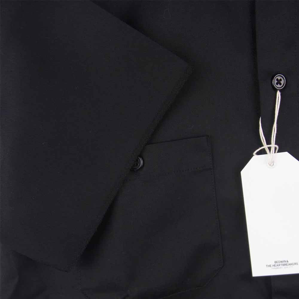 ベドウィン & ザ ハートブレイカーズ 19SB1617 S/S TC TWILL WORK SHIRT BOB ワーク 半袖 シャツ ブラック系 3【新古品】【未使用】【中古】