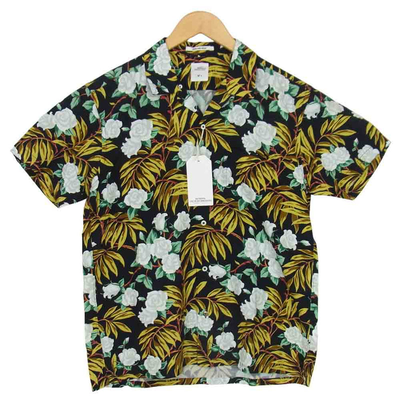 ベドウィン & ザ ハートブレイカーズ 17SB1540 S/S OG ALOHA OPEN SHIRT FD ROGERS アロハ ブラック系 1【新古品】【未使用】【中古】