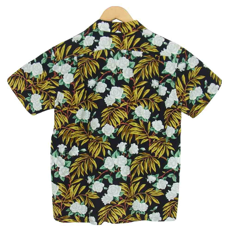 ベドウィン & ザ ハートブレイカーズ 17SB1540 S/S OG ALOHA OPEN SHIRT FD ROGERS アロハ ブラック系 1【新古品】【未使用】【中古】