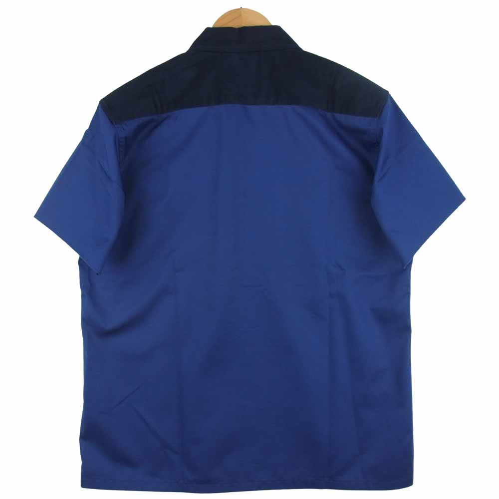 ベドウィン & ザ ハートブレイカーズ 19SB1617 S/S TC TWILL WORK SHIRT BOB 半袖 ワーク シャツ ネイビー系 2【新古品】【未使用】【中古】