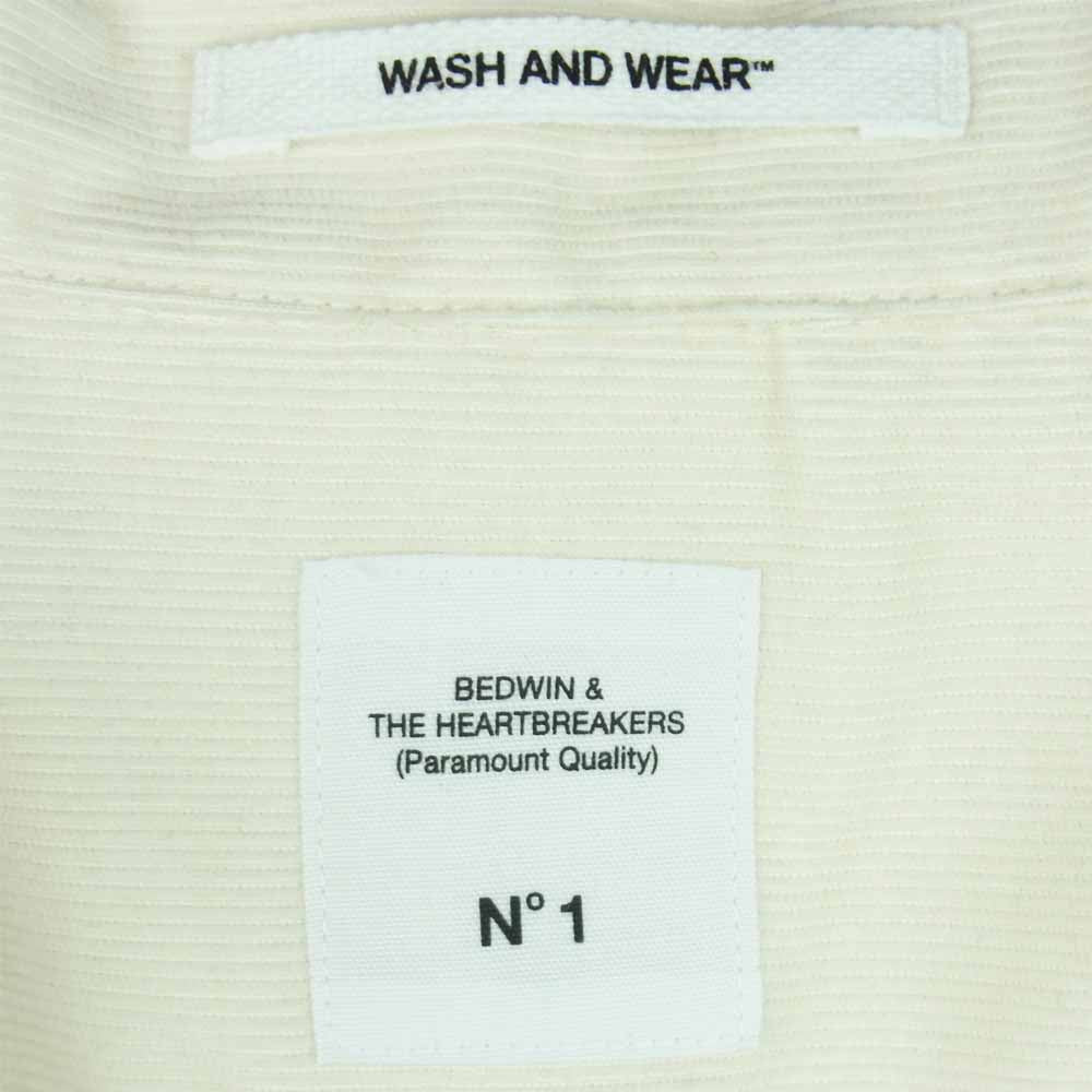 ベドウィン & ザ ハートブレイカーズ 19SB1617 S/S TC TWILL WORK SHIRT BOB ワーク 半袖 シャツ ホワイト系 1【新古品】【未使用】【中古】