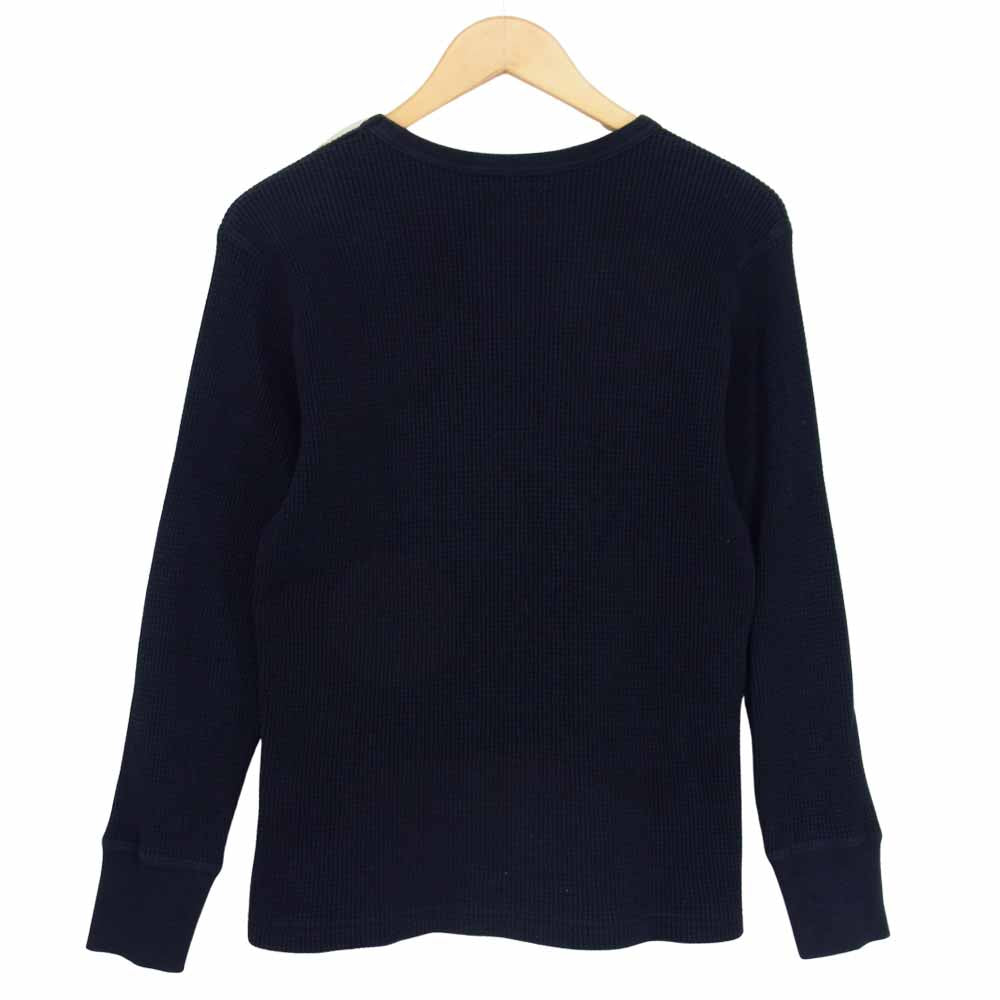 WTAPS ダブルタップス 152atdt-csm09 WAFFLE LS 01 TEE 長袖Tシャツ ネイビー系 S【中古】