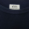 WTAPS ダブルタップス 152atdt-csm09 WAFFLE LS 01 TEE 長袖Tシャツ ネイビー系 S【中古】