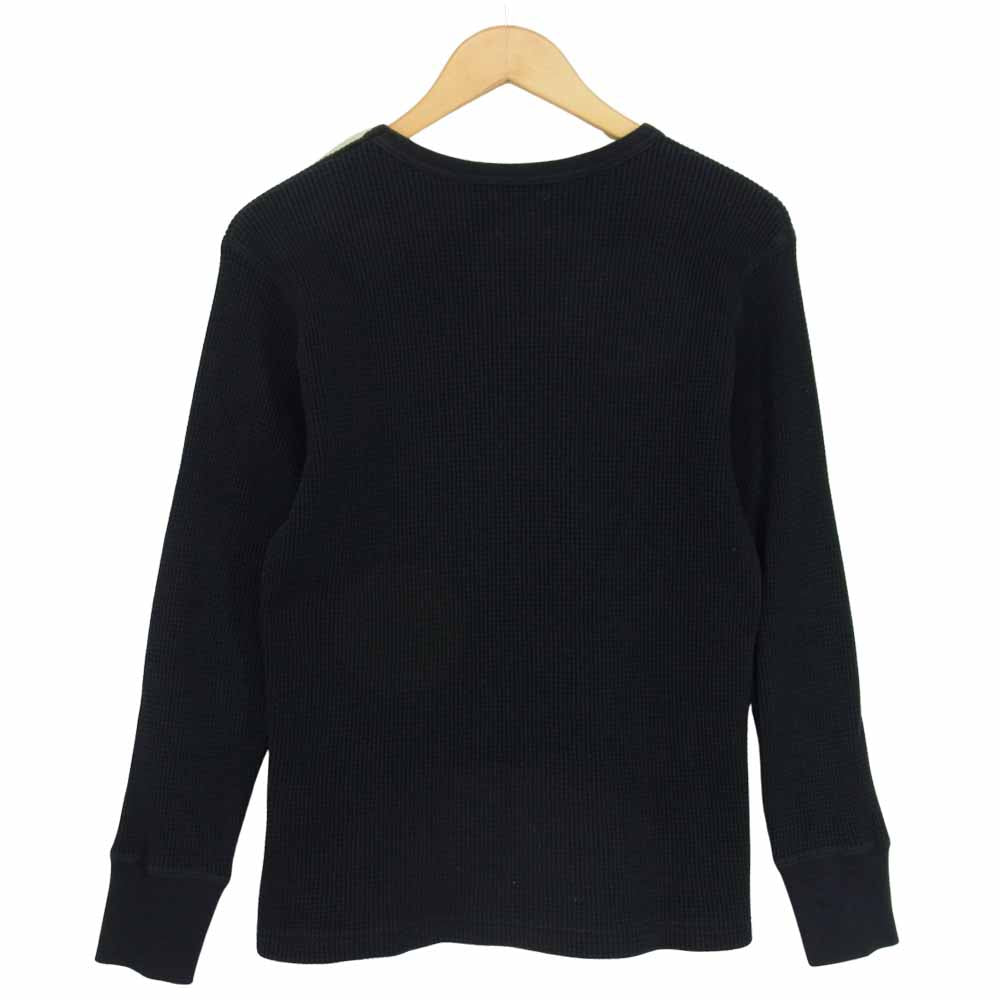 WTAPS ダブルタップス 152ATDT-CSM09 ワッフル ロング Tシャツ WAFFLE LS 01 ブラック系 01【中古】