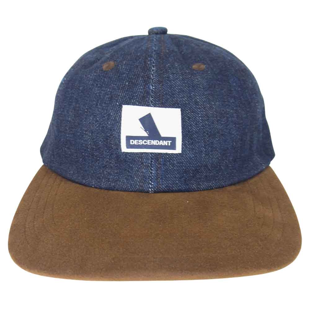 DESCENDANT ディセンダント 211hcds-ht03 SPY HOP 6PANEL CAP ６パネルキャップ インディゴブルー系 F【中古】