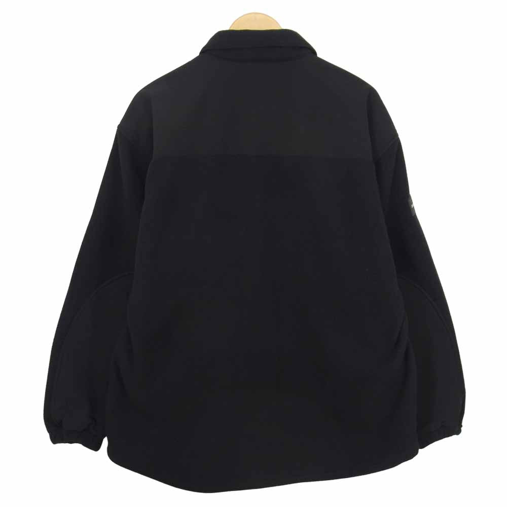 DESCENDANT ディセンダント 202atds-csm39 PARA FLEECE SHIRT フリースシャツ ブラック系 3【中古】