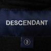 DESCENDANT ディセンダント 202atds-csm39 PARA FLEECE SHIRT フリースシャツ ブラック系 3【中古】