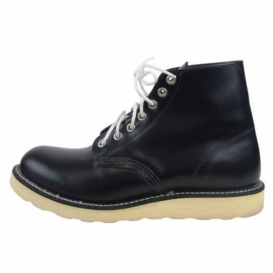 RED WING レッドウィング 8823 FREAKS STORE 別注 Classic Round Toe フリークスストア クラシック ラウンド トゥ ガラスレザー アイリッシュセッター  ブーツ ブラック系 25㎝【中古】