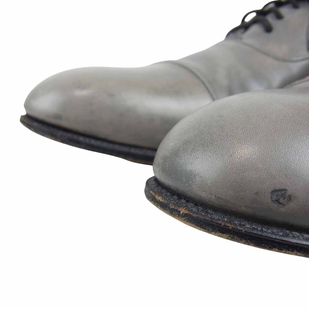 CHURCH'S チャーチ 内羽根 ストレートチップ グレー系 8.5【中古】