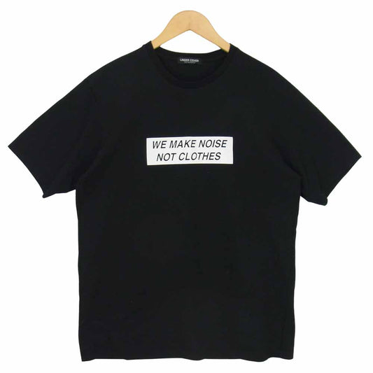 UNDERCOVER アンダーカバー UCU9807 WE MAKE NOISE NOT CLOTHES プリント Tシャツ ブラック ブラック系 4【美品】【中古】