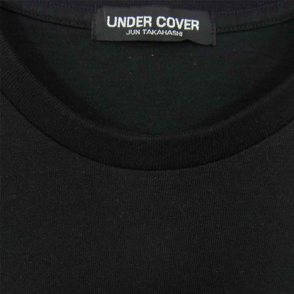 UNDERCOVER アンダーカバー UCU9807 WE MAKE NOISE NOT CLOTHES プリント Tシャツ ブラック ブラック系 4【美品】【中古】