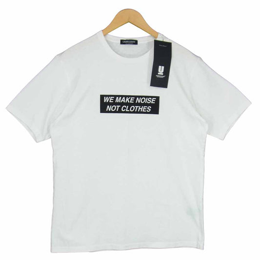 UNDERCOVER アンダーカバー UCU9807 WE MAKE NOISE NOT CLOTHES プリント Tシャツ ホワイト ホワイト系 4【新古品】【未使用】【中古】