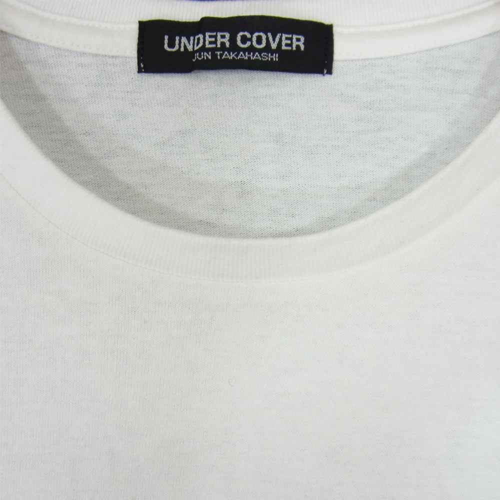 UNDERCOVER アンダーカバー UCU9807 WE MAKE NOISE NOT CLOTHES プリント Tシャツ ホワイト ホワイト系 4【新古品】【未使用】【中古】