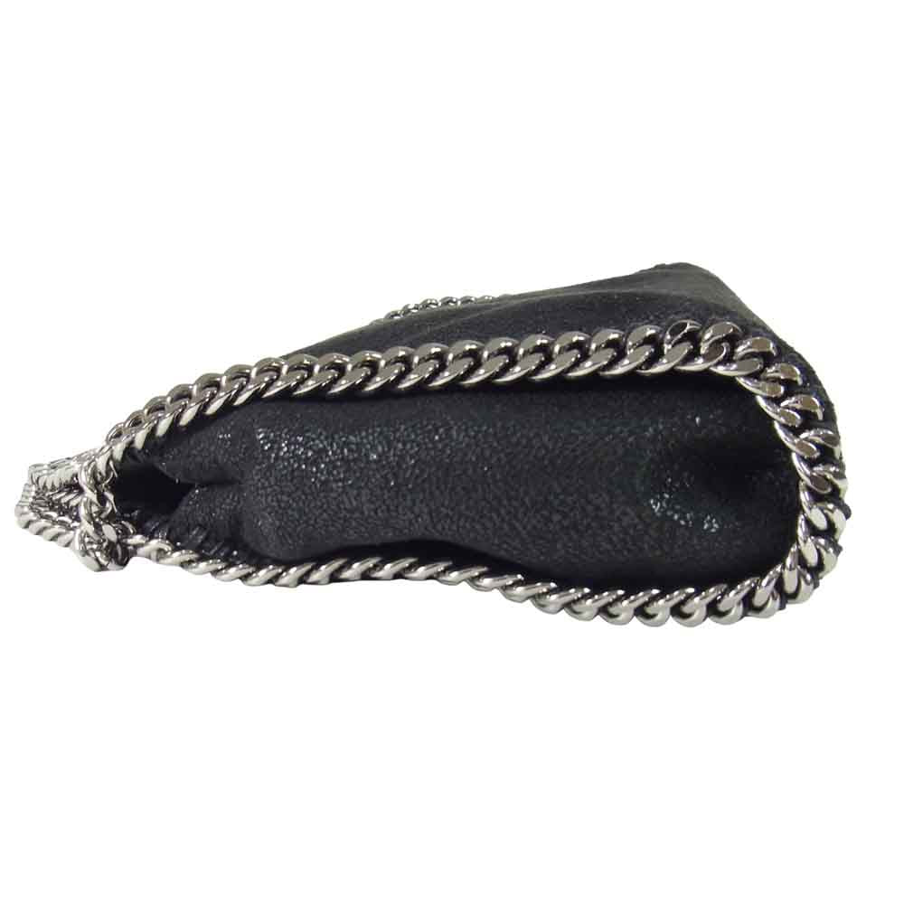 Stella McCartney ステラマッカートニー 391698 タイニー ファラベラ チェーン ショルダー バッグ ブラック系【中古】