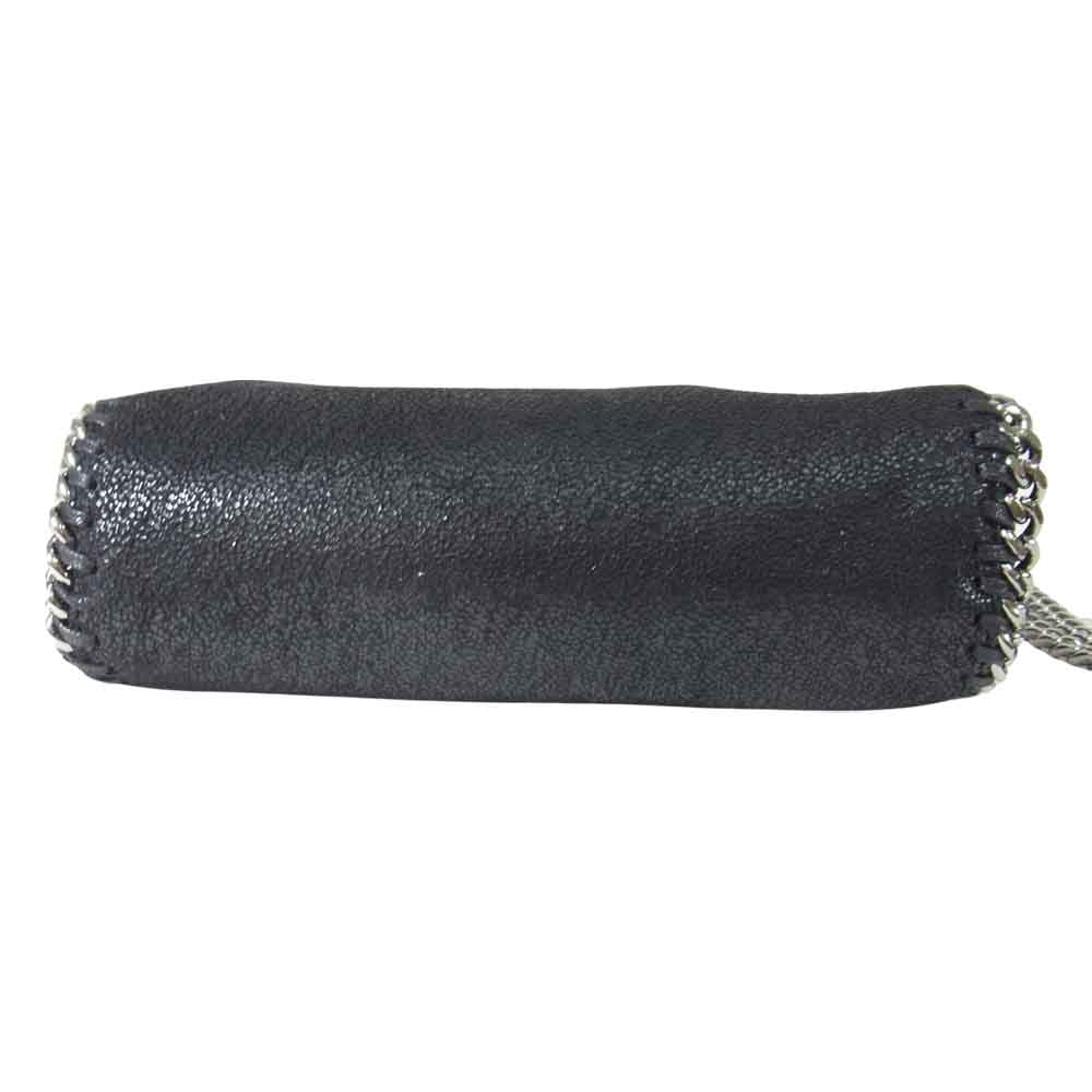 Stella McCartney ステラマッカートニー 391698 タイニー ファラベラ チェーン ショルダー バッグ ブラック系【中古】