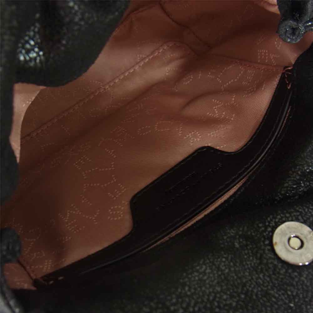Stella McCartney ステラマッカートニー 391698 タイニー ファラベラ チェーン ショルダー バッグ ブラック系【中古】