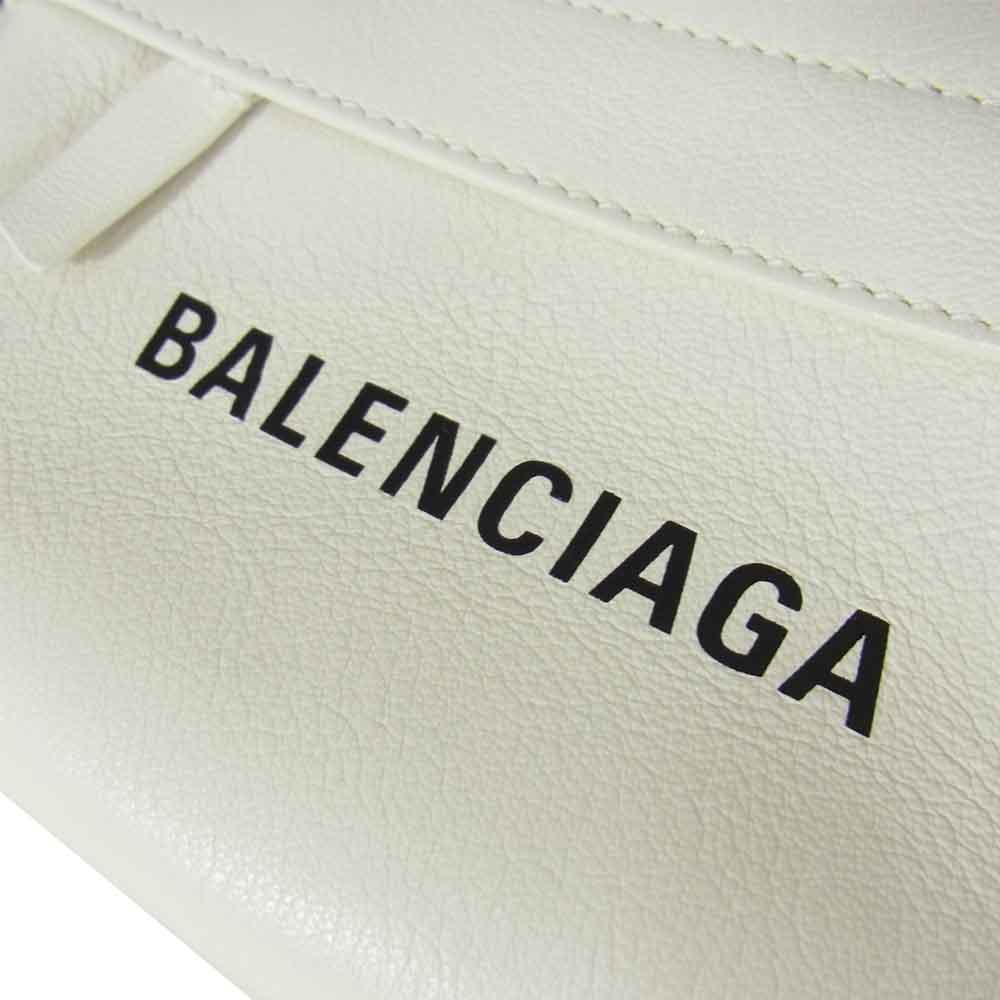 BALENCIAGA バレンシアガ 552375 EVERYDAY BELT PACK エブリデイ ベルト パック ボディ バッグ ホワイト系【美品】【中古】