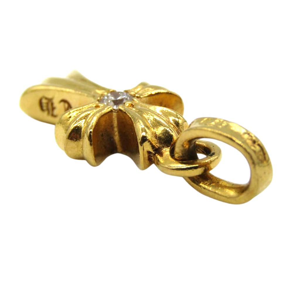 CHROME HEARTS クロムハーツ（原本有） 22K CHERM BBYFAT DIA ベイビーファット チャーム 両面ダイヤ ゴールド系【中古】