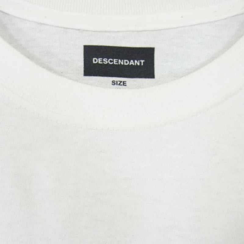 DESCENDANT ディセンダント fortune pocket Tee ポケット ホワイト系 4【中古】