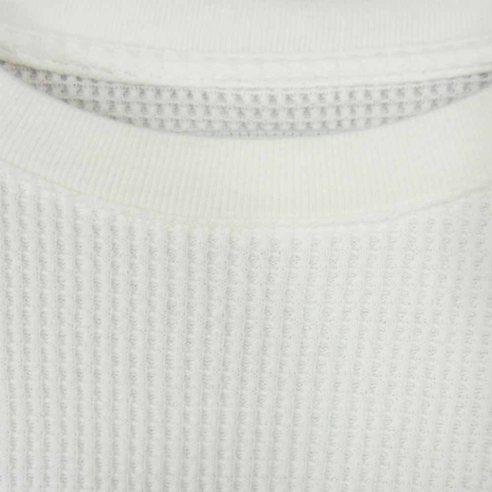 WTAPS ダブルタップス 21ss 211atdt-csm28 Waffle L/S Copo White ワッフル ロング Tシャツ 長袖   ホワイト系 04【中古】