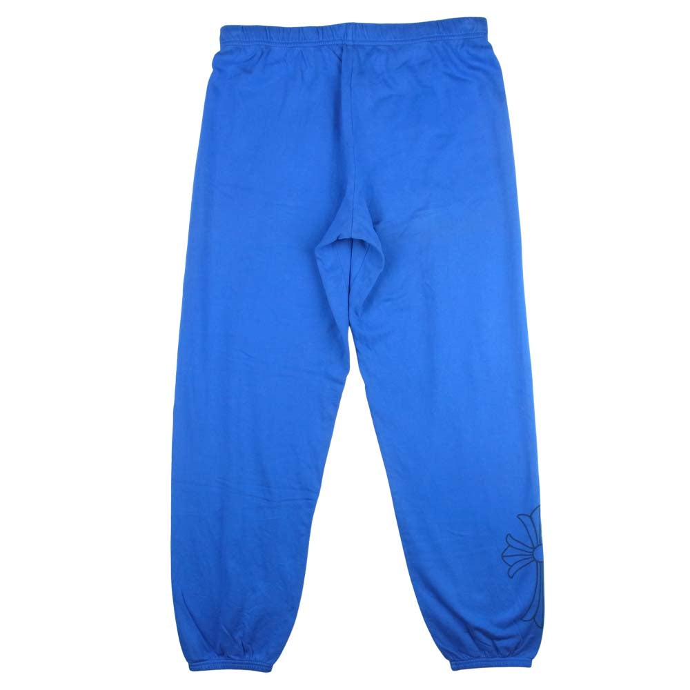 CHROME HEARTS クロムハーツ（原本無） 国内正規品 クロス CHプラス スウェット パンツ コットン ブルー系 L【中古】