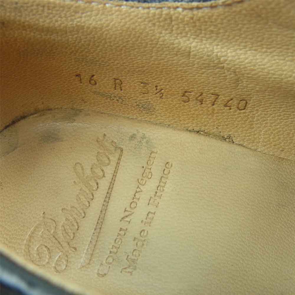 Paraboot パラブーツ 54740 MICHAEL GRIFF II LIS NOIR ミカエル グリフ チロリアン シューズ ブラック系 3.5【中古】