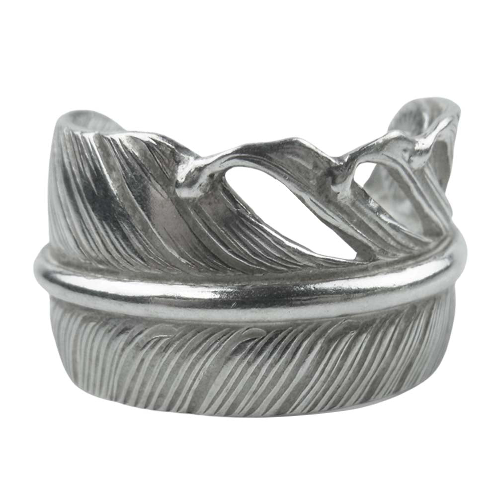 WINGROCK ウィングロック FETHER RING フェザー シルバー リング  シルバー系 20号【中古】
