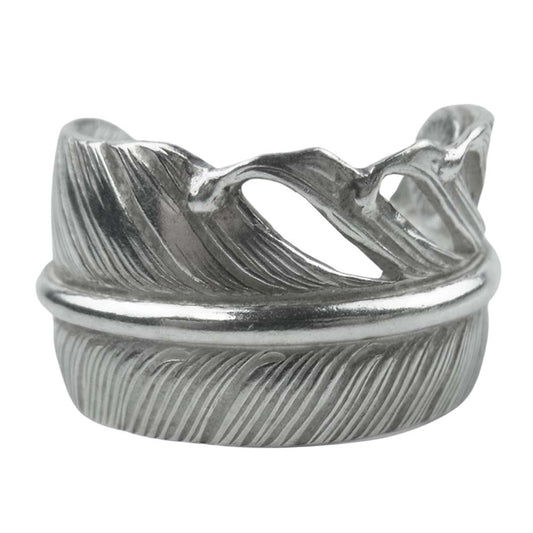 WINGROCK ウィングロック FETHER RING フェザー シルバー リング  シルバー系 20号【中古】