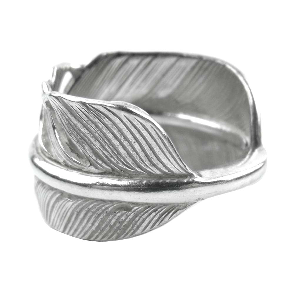 WINGROCK ウィングロック FETHER RING フェザー シルバー リング  シルバー系 20号【中古】