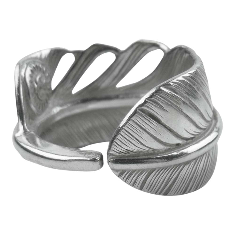 WINGROCK ウィングロック FETHER RING フェザー シルバー リング  シルバー系 20号【中古】