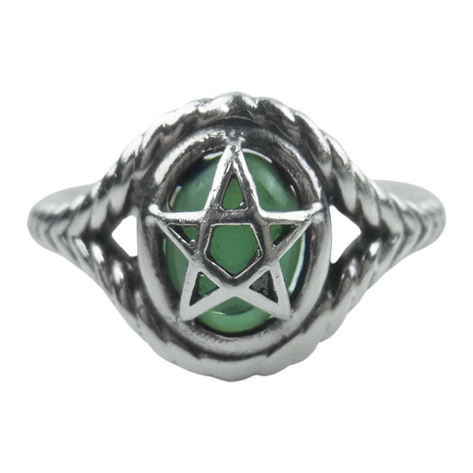 ALEX STREETER アレックスストリーター PAGAN PRIESTESS UNDERSET RING パガン プリーステス アンダーセット リング シルバー系 10.5号【中古】