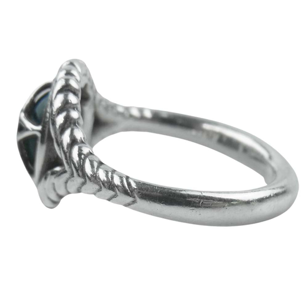 ALEX STREETER アレックスストリーター PAGAN PRIESTESS UNDERSET RING パガン プリーステス アンダーセット リング シルバー系 10.5号【中古】