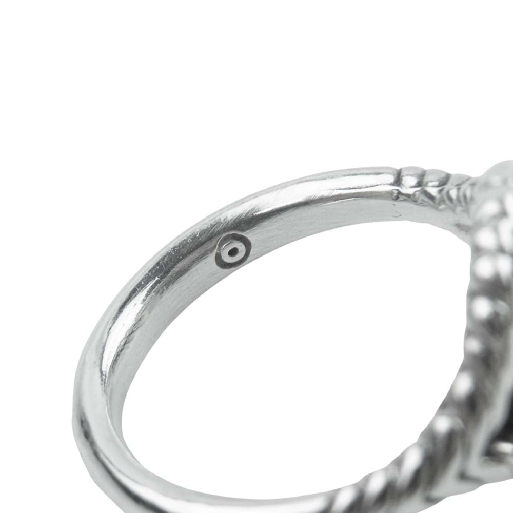 ALEX STREETER アレックスストリーター PAGAN PRIESTESS UNDERSET RING パガン プリーステス アンダーセット リング シルバー系 10.5号【中古】