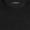 COMOLI コモリ S03-06008 極上美品 cashmere crew neck knit カシミヤ クルーネック ニット ブラック系 3【美品】【中古】